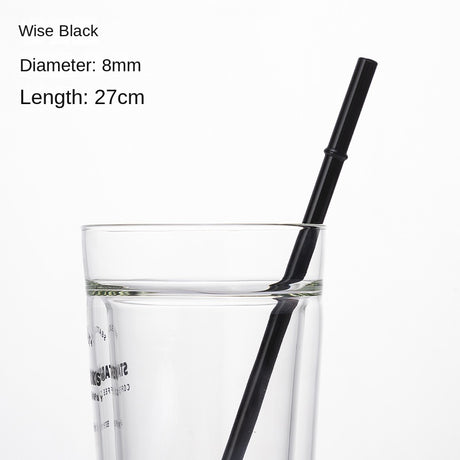 Eco-Friendly High Borosilicate Glass Straw Durable Heat-Resistant Starbucks Kids Straw 27cm Customized - V.I.P Digital Presence