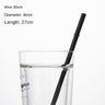Eco-Friendly High Borosilicate Glass Straw Durable Heat-Resistant Starbucks Kids Straw 27cm Customized - V.I.P Digital Presence