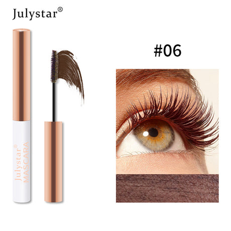 Eyelash Foundation Cream Waterproof Anti Sweat Not Dizzy Dye Slender Long Curl Warped Thick Color Mascara - V.I.P Digital Presence
