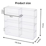 1:64 Acrylic Car Display Box – 8-grid, dustproof, stackable, transparent. Fits Hot Wheels. - V.I.P Digital Presence