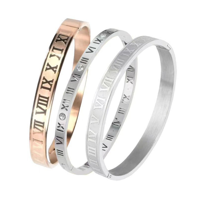 Stainless steel titanium steel bracelet for women non fading electroplated buckle jewelry for women - V.I.P Digital Presence