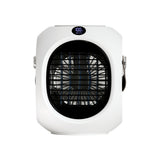 Nuevo mini ventilador de aire acondicionado refrigerado por agua, portátil, con cabezal vibratorio, de escritorio, con pulverizador, pequeño enfriador de aire. 