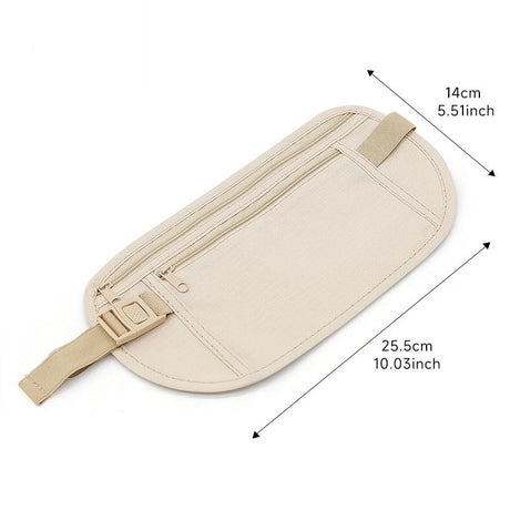 Sports waist bag for men and women, close fitting invisible outdoor running waist bag, multifunctional ultra-thin mobile phone waist bag - V.I.P Digital Presence