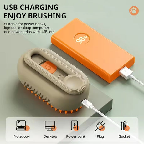 Wholesale Electric Spray Pet Comb for Cats & Dogs - Massage, Float Hair Cleaning - V.I.P Digital Presence