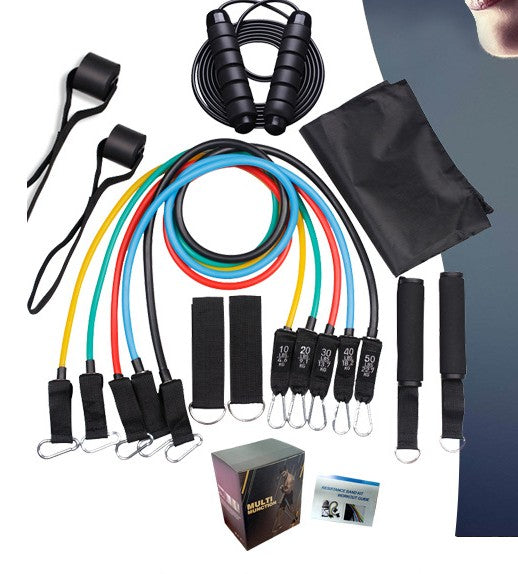 Juego de bandas de resistencia para ejercicios con anclaje para puerta, correas para piernas y tobillos para entrenamiento de resistencia, fisioterapia y entrenamientos en casa. 