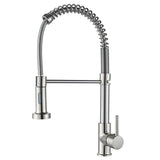 All copper rotatable cold and hot water dual mode sink, kitchen spring faucet - V.I.P Digital Presence