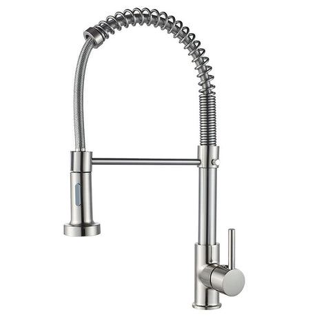 All copper rotatable cold and hot water dual mode sink, kitchen spring faucet - V.I.P Digital Presence
