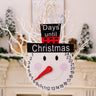 Christmas decorations Christmas plaid hat old man hat snowman pointer wooden calendar - V.I.P Digital Presence