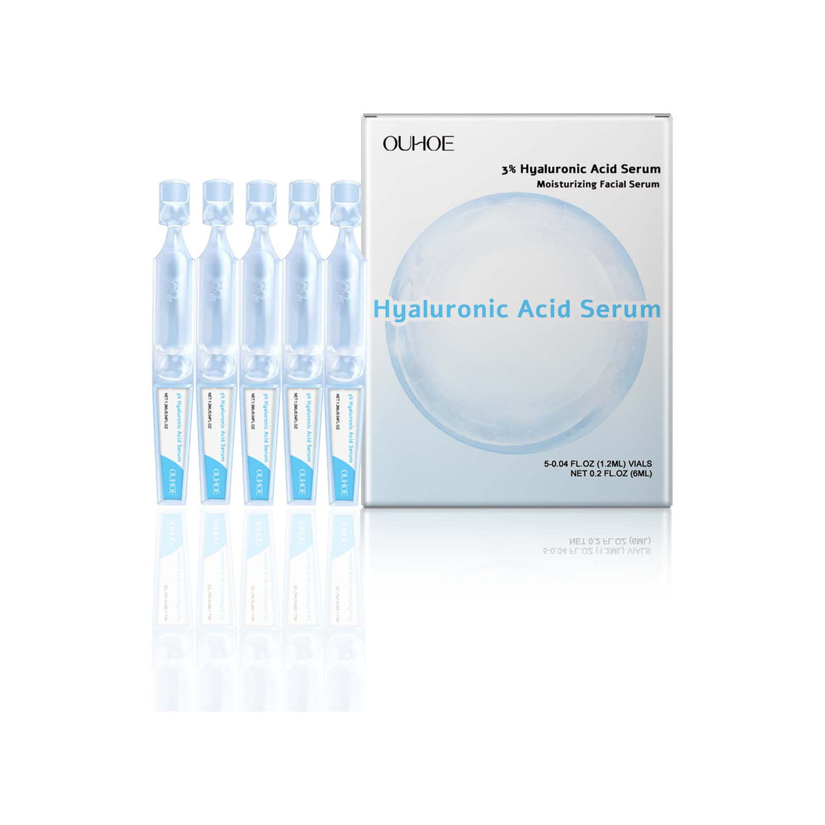 Ouhoe Hydrating Essence With Hyaluronic Acid Hydrates, Nourishes And Moisturizes Facial Skin