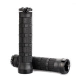 Mountain Bike Rubber Handle Aluminum Alloy Integrated Plug Lock Handle Riding Equipment Accessories - V.I.P Digital Presence