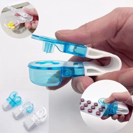 Medication dispenser household small tool press dispensing clip portable dispensing device - V.I.P Digital Presence