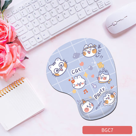 Silicone wrist mouse pad female comfortable computer soft non-slip hand rest pad thick non-slip wrist rest cute game pad - V.I.P Digital Presence
