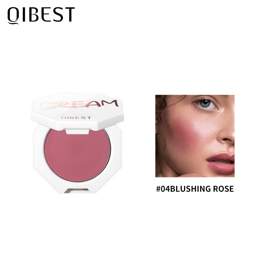 QIBEST Velvet Blush Cream Moist And Delicate Natural Repairing Rouge Cream Blush Powder Cream Is Easy To Color - V.I.P Digital Presence