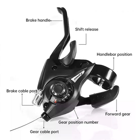 Experience the super smooth 21-speed MTB shifter & brake, enhancing your trekking. - V.I.P Digital Presence