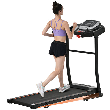 Home folding treadmill with pulse sensor, 2.5-horsepower silent brushless motor, 3-level tilt, 12 preset programs - V.I.P Digital Presence