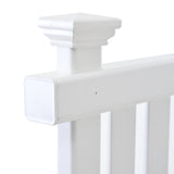Privacy Screen Panels Kit Air Conditioner Trash Can Enclosure Vinyl white color - V.I.P Digital Presence