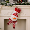 Christmas Decorative Socks 3D Elderly Elk Knitted Socks Children's Gift Bag Red Christmas Socks - V.I.P Digital Presence