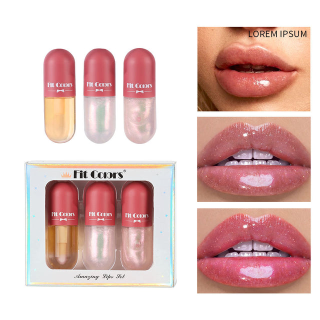 Rich Lip Dye Lip Liquid Partial Pearlescent Fine Flash Moisturizing Hydrating Temperature Controlled Discoloration Lip Oil Lip Gloss Liquid Set Box - V.I.P Digital Presence