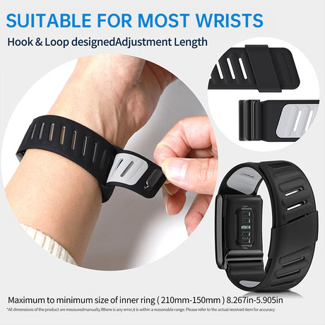 SportFlex Soft-Touch Silicone Wrist Band: a waterproof and sweatproof replacement band that is compatible with the WHOOP 4.0 HRM - V.I.P Digital Presence
