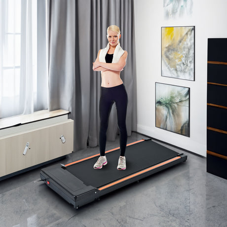 300 pound capacity desktop treadmill for home and office use, portable treadmill with 0.6 to 3.8 miles per hour - V.I.P Digital Presence
