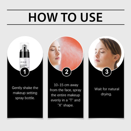 Quicksand Setting Spray Natural Lightweight Multi-Effect Moisture Moisture Mist Refreshing Portable Makeup Spray - V.I.P Digital Presence
