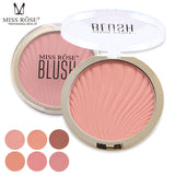 MISSROSE Six-Color Matte Highlighter Blush Blush Nude Makeup Repair Powder Brighten Skin Tone Blush Palette - V.I.P Digital Presence