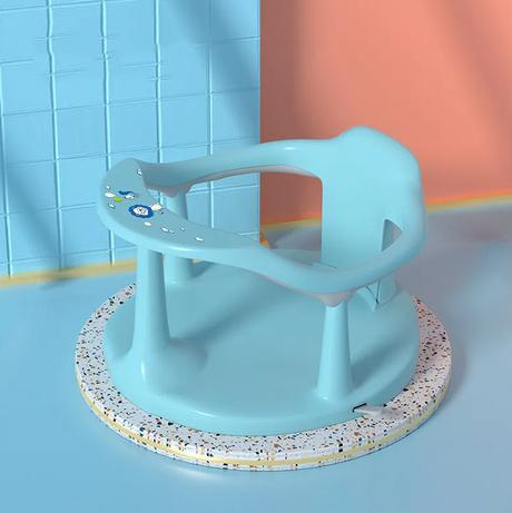 Newborn baby bath stool with suction cup anti slip fall baby hug type bath chair, children's bathroom stool - V.I.P Digital Presence