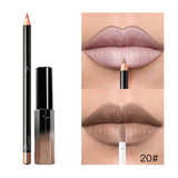 Pudaier 36 Color Matte Lip Gloss Lip Liner Matte Matte Lip Glaze Lipstick Pencil - V.I.P Digital Presence