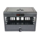 16 Bay Charging Cabinet for Laptop Chromebook Locking Charging Station-BLACK - V.I.P Digital Presence