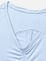 Drawstring Ruched Wide Strap Active Tank - V.I.P Digital Presence