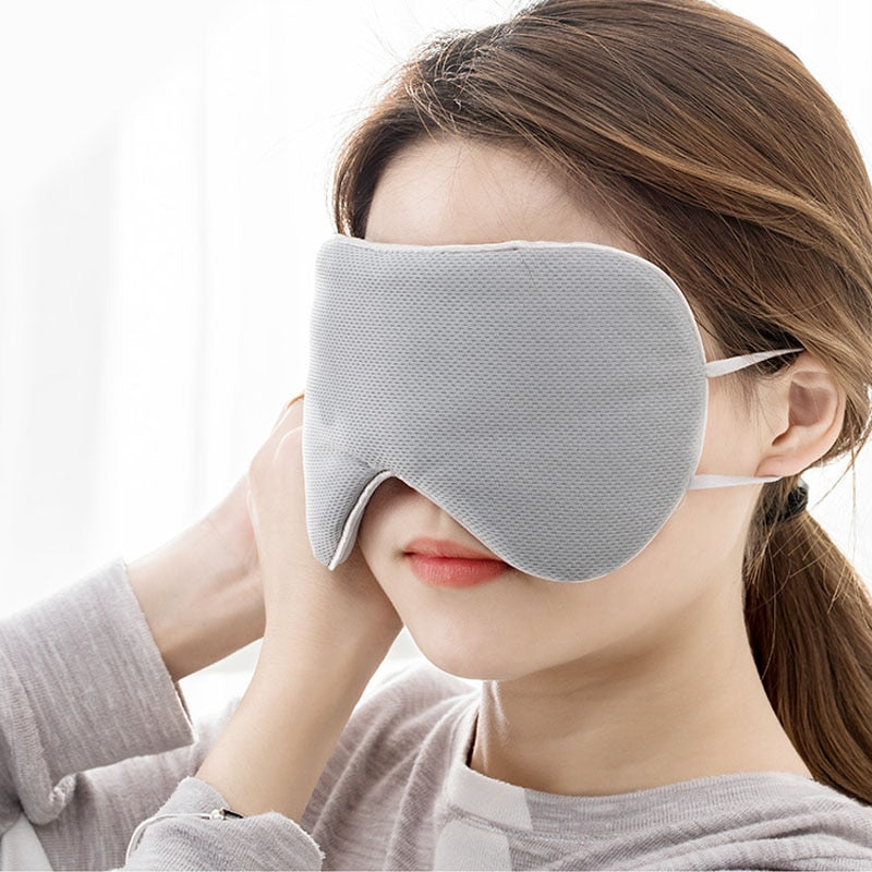 Máscara de ojos Xiaomi Jordan &amp; Judy, con sombreado, para dormir y fatiga ocular, disponible en dos caras, transpirable, con parche de seda helada. 