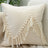 Tassels Cushion Cover 45x45cm Beige White Pillow Covers Decorative Pillow Case Square Home Boho Decor Macrame Pillowcase - V.I.P Digital Presence