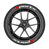 SPORTS series car tire letter sticker DIY sticker personalized modification sticker 3D three-dimensional all-in-ode tire sticker - V.I.P Digital Presence