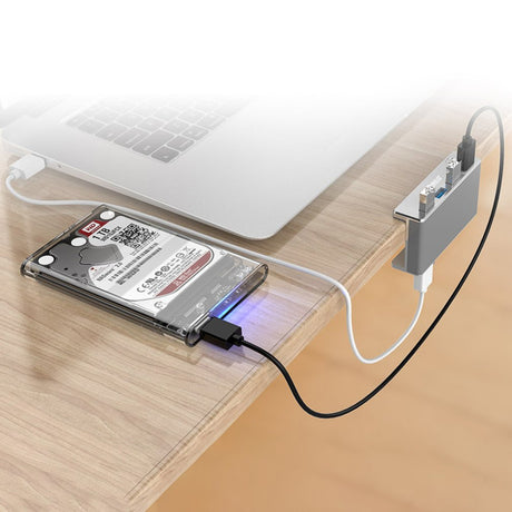 USB Hub USB 3.0 HUB Charging Hub Professional Clip Design Aluminum Alloy 4 Ports Portable Size Travel Station - V.I.P Digital Presence