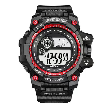 Student watch sports boy electronic watch waterproof luminous watch - V.I.P Digital Presence
