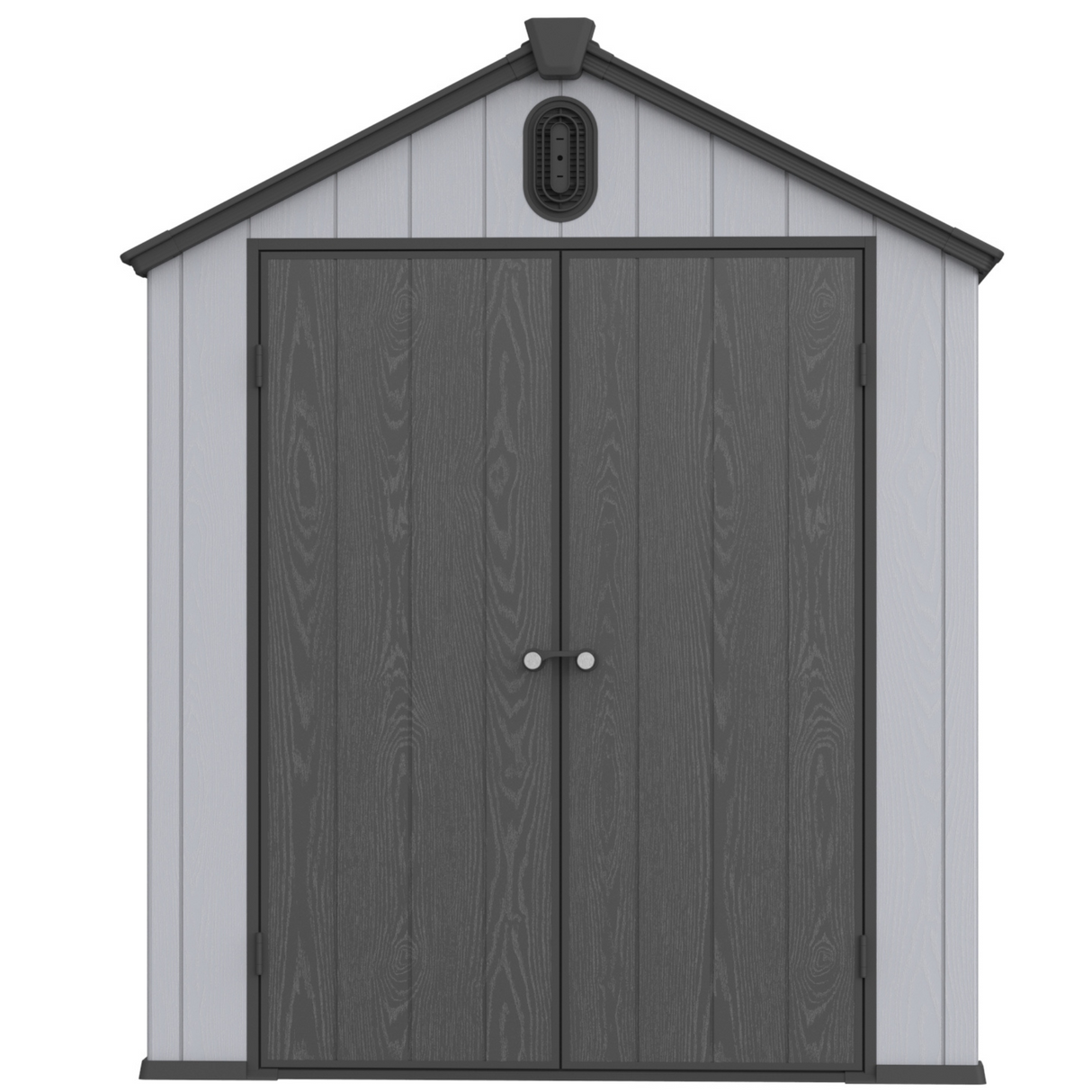XWT012 6*8ft plastic storage shed for backyard garden big spire Tool storage - V.I.P Digital Presence