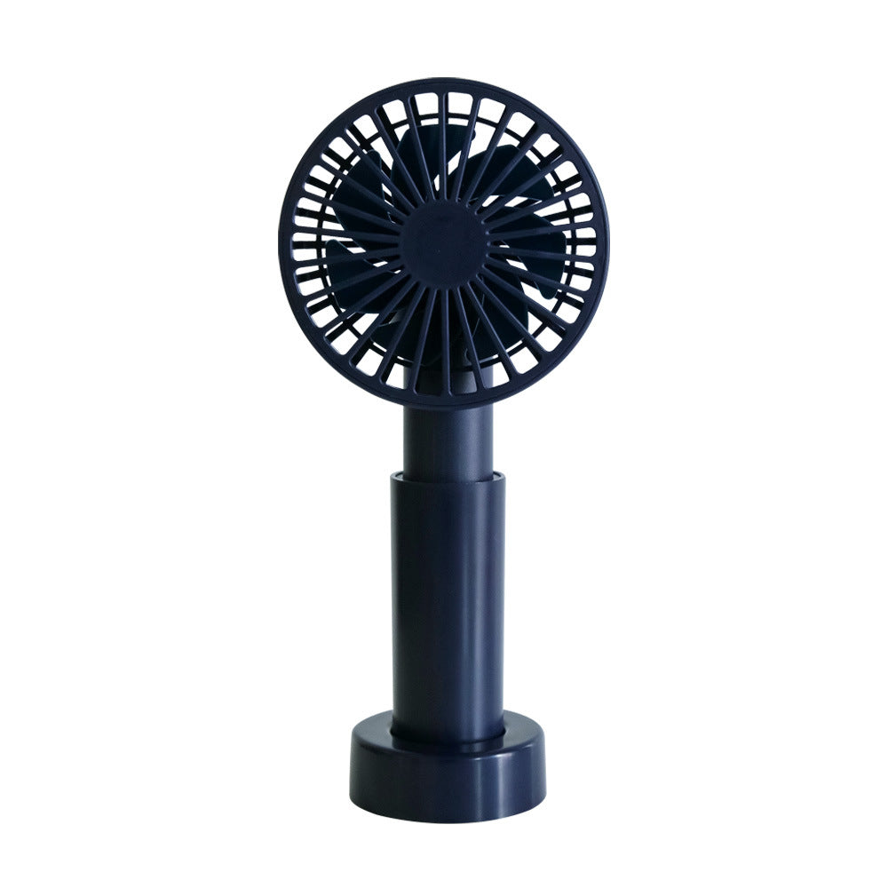 Nuevo ventilador giratorio telescópico multidimensional, mini ventilador de mano pequeño con carga USB para escritorio de oficina al aire libre 