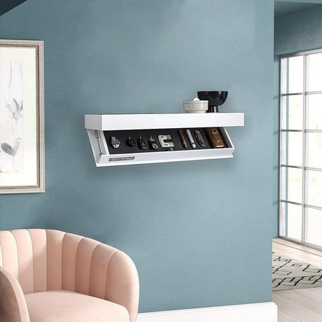 Magicflap Hidden Shelf - Wall-Mounted with Secret Compartment, a Floating Storage Solution. - V.I.P Digital Presence