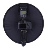 Nuevo anillo de luz de flash redondo, caja de luz de flash plegable, difusor de flash suave para cámara