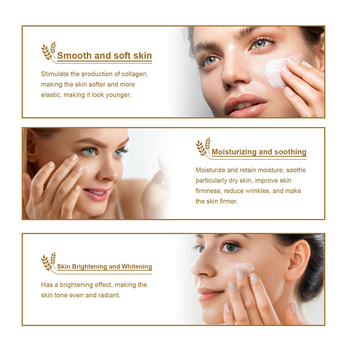 Rice Cream Deeply Hydrates And Restores Skin Barrier, Lighens Spots, Brighens And Even Skin Tone - V.I.P Digital Presence