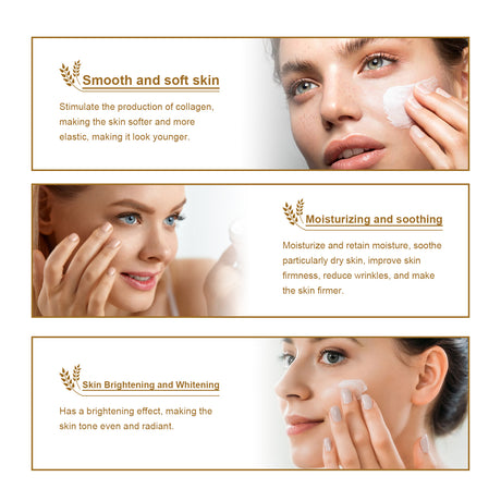 Rice Cream Deeply Hydrates And Restores Skin Barrier, Lighens Spots, Brighens And Even Skin Tone - V.I.P Digital Presence