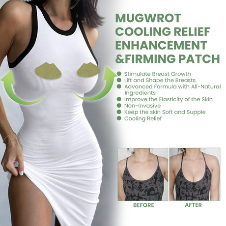 Mugwrot Cooling Relief Enhancements & Firming Patch, Massage Firming Chest Anti-sagging Chest Plump Patch - V.I.P Digital Presence