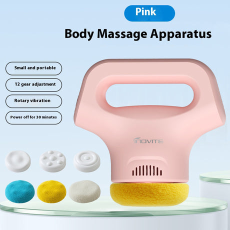 Fat pushing machine, handheld portable massager, massage stick, neck, waist, shoulder kneading, fascia gun, body beauty device - V.I.P Digital Presence