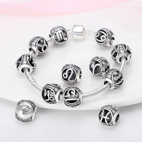 Twelve Constellations Pendant, Pendant, DIY Jewelry Accessories, Bracelet Necklace - V.I.P Digital Presence