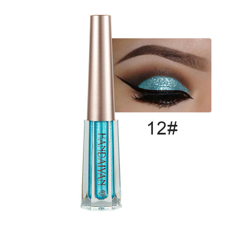 HANDAIYAN Diamond Pearl Liquid Eye Shadow 12 Colors Shining Bright Eye Shadow Liquid - V.I.P Digital Presence