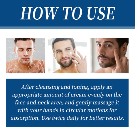 Collagen Wrinkle Remover Cream for Men, Anti Aging Fade Fine Lines Tightening Hydrating Cream - V.I.P Digital Presence
