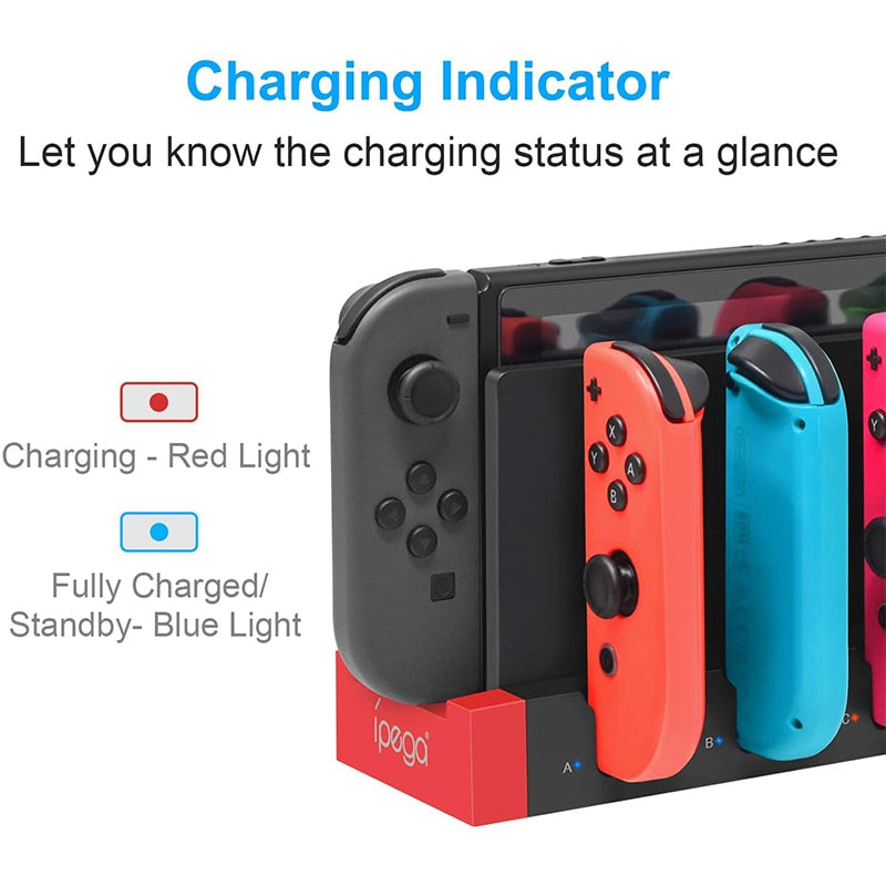 Switch Joy Con Controller Charger Dock Stand Station Holder for Nintendo Switch NS Joy-Con Game Support Dock for Charging - V.I.P Digital Presence