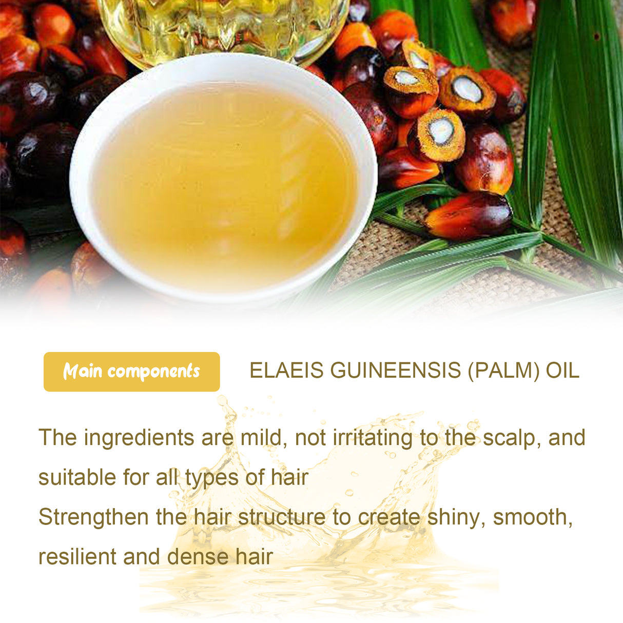 Batana Oil, Hydrating Repair Hair Sere Short-Tempered Soft Thick Hair Oil - V.I.P Digital Presence