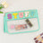 Snack sac de rangement transparent PVC zip pochette broderie lettre Hand Makeup Pack portable pu sac de toilette étanche - V.I.P Digital Presence