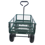 Wagon Cart Garden cart trucks make it easier to transport firewood (green) - V.I.P Digital Presence